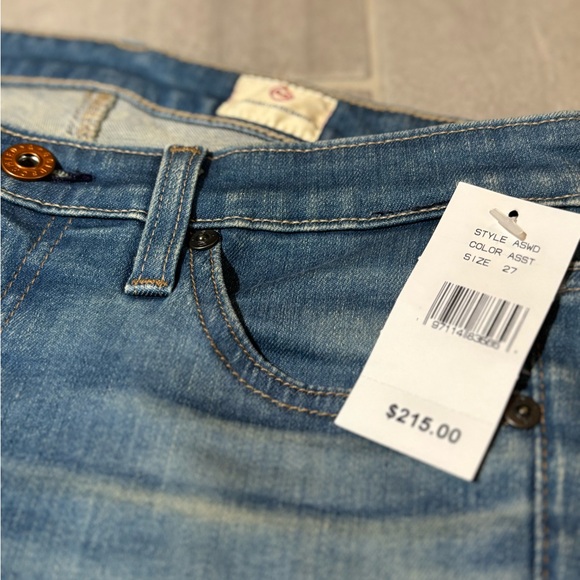 Ag Adriano Goldschmied Women's Skinny Jeans in Denim Blue - Picture 2 of 6